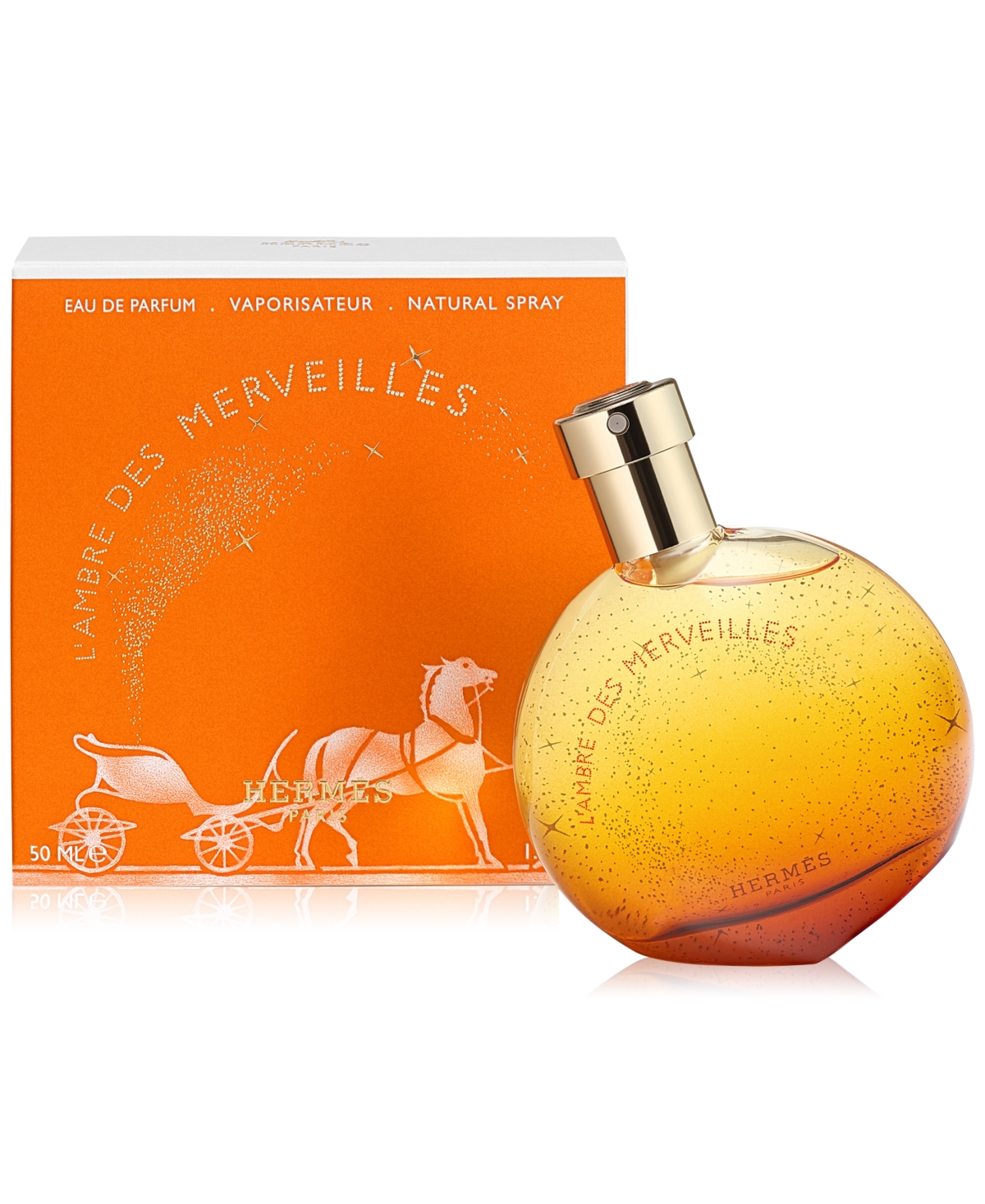 HERMES L'Ambre des Merveilles Eau de Parfum Spray, oz