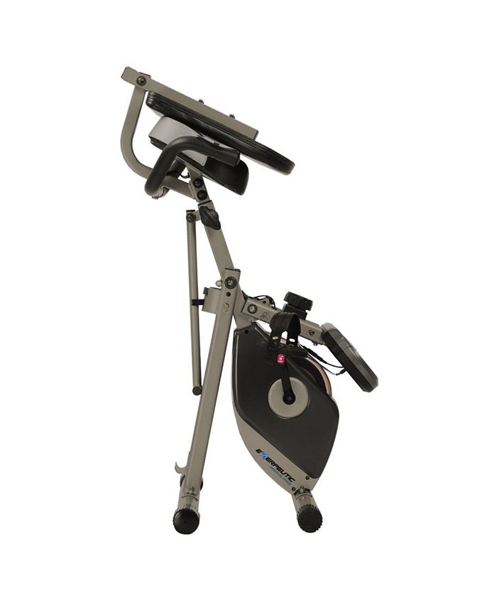 Exerpeutic 400XL Folding Recumbent Exercise Bike with Pulse Macy