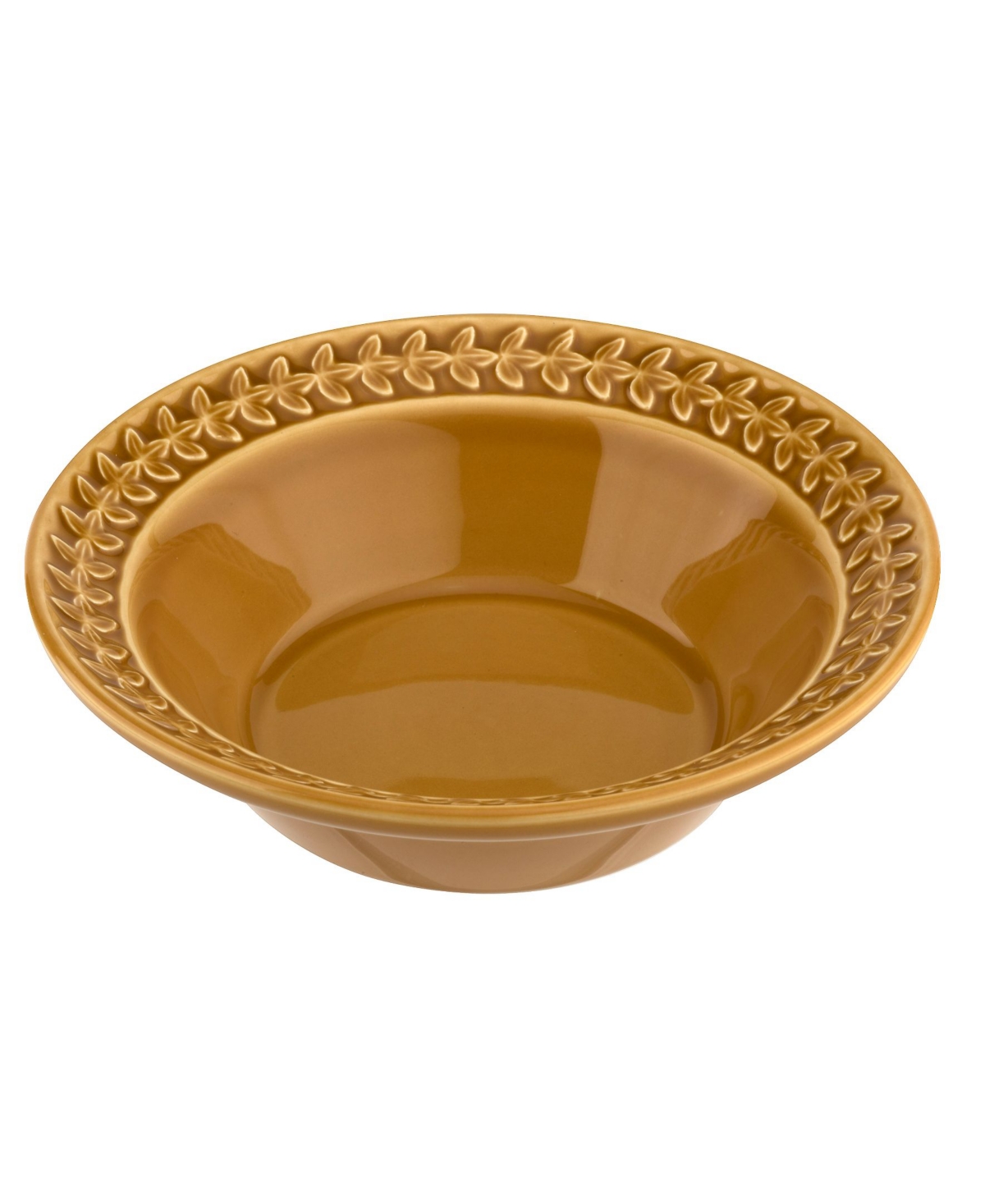 Botanic Garden Harmony Amber Cereal Bowl, Set of 4 - Gold-Tone