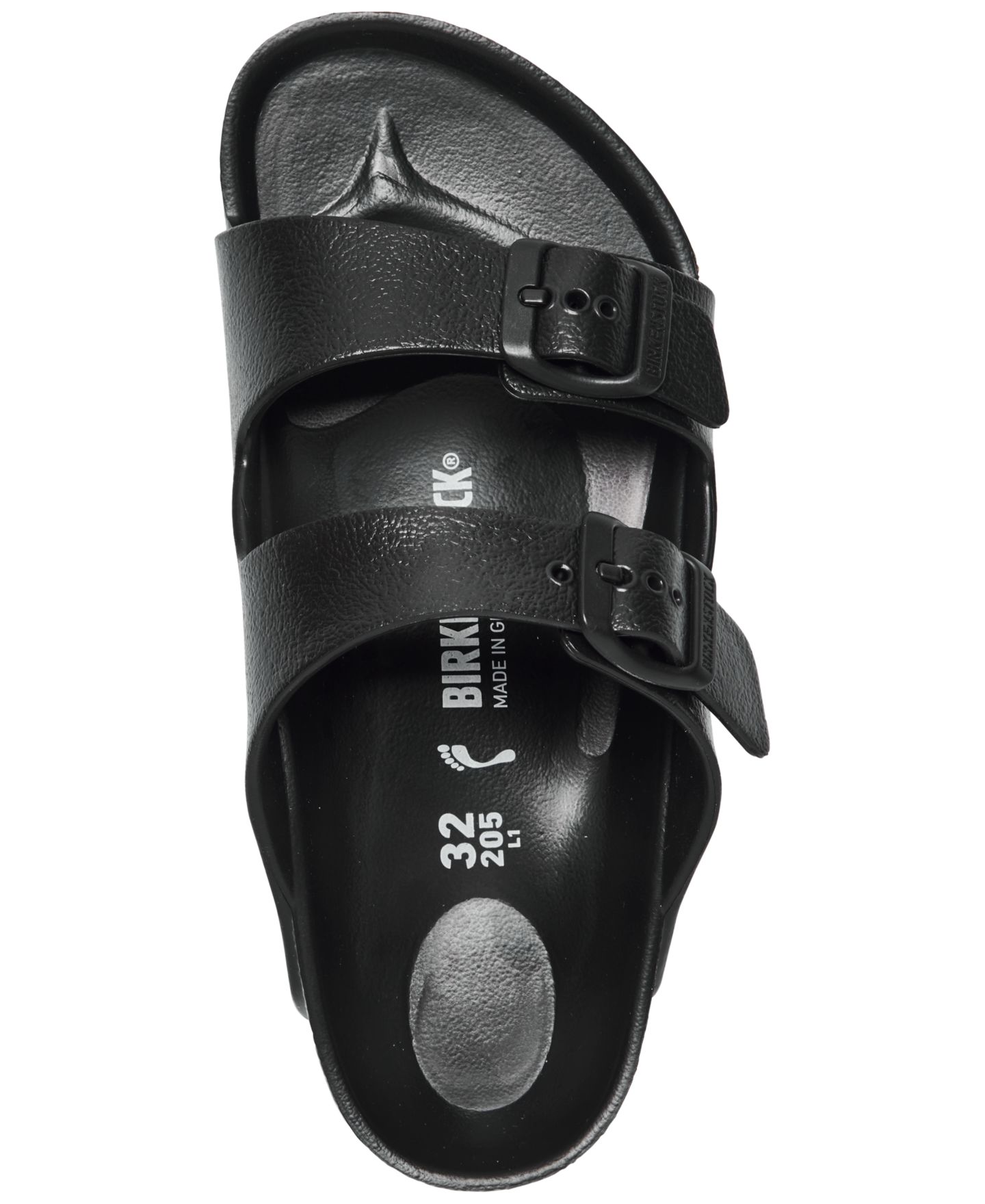 Сандалии Birkenstock Arizona EVA Sandals from Finish Line для девочек, цвет: Чёрный — фото 5