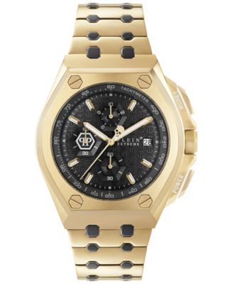 Philipp Plein - Men's Chronograph Plein Extreme Two-Tone Stainless Steel Bracelet Watch 44mm