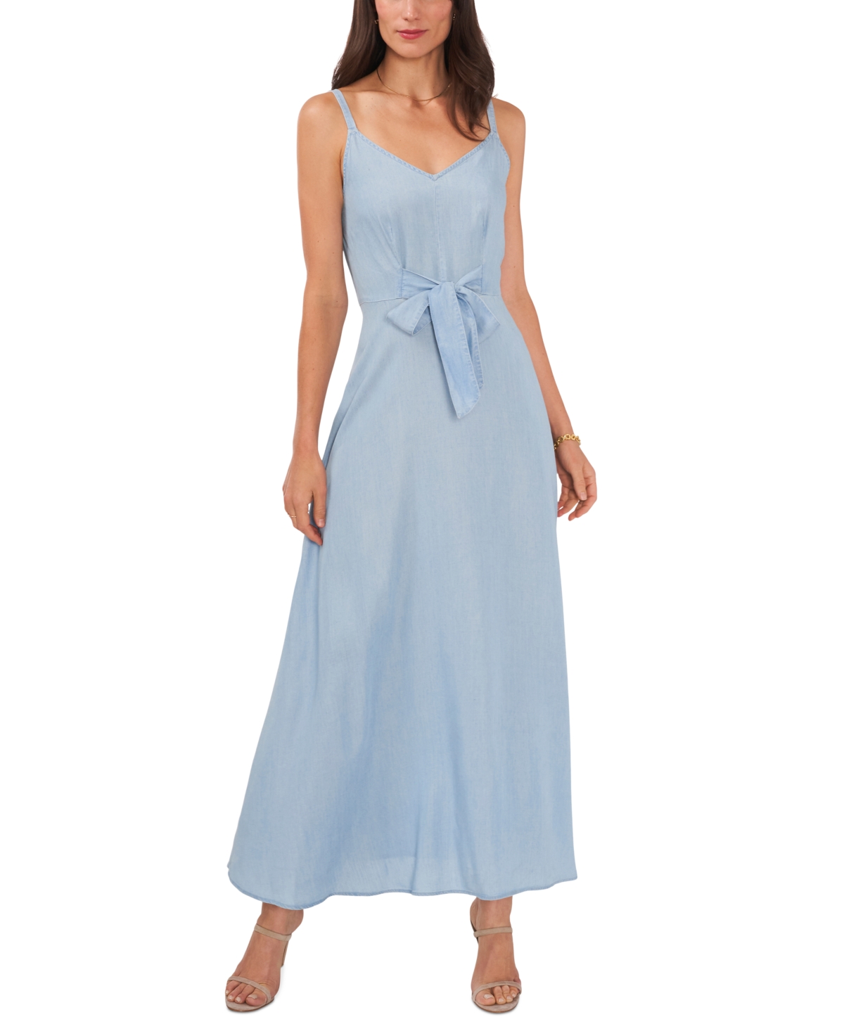 Sam & Jess Tiewaist Maxi Dress In Artic Sur ModeSens
