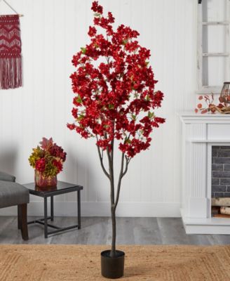 Cherry Blossom Artificial Tree, 6'
