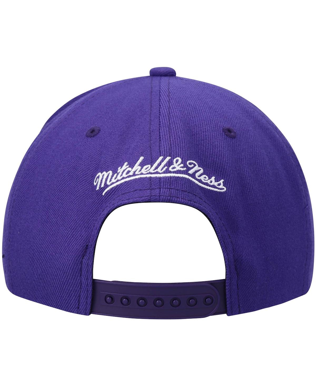 Men's Mitchell & NessLos Angeles Lakers Ground 2.0 Snapback Hat - Purple