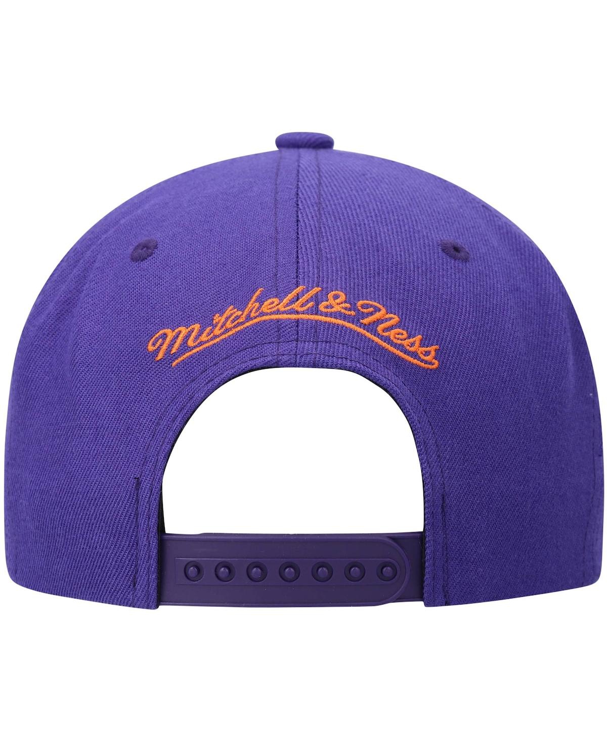 Mitchell & Ness Men's  Purple And Orange Phoenix Suns Team Two-tone 2.0 Snapback Hat In Purple,orange