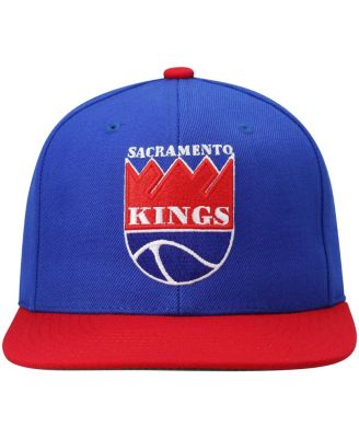 Men's Blue and Red Sacramento Kings Hardwood Classics Team Two-Tone 2.0 Snapback Hat