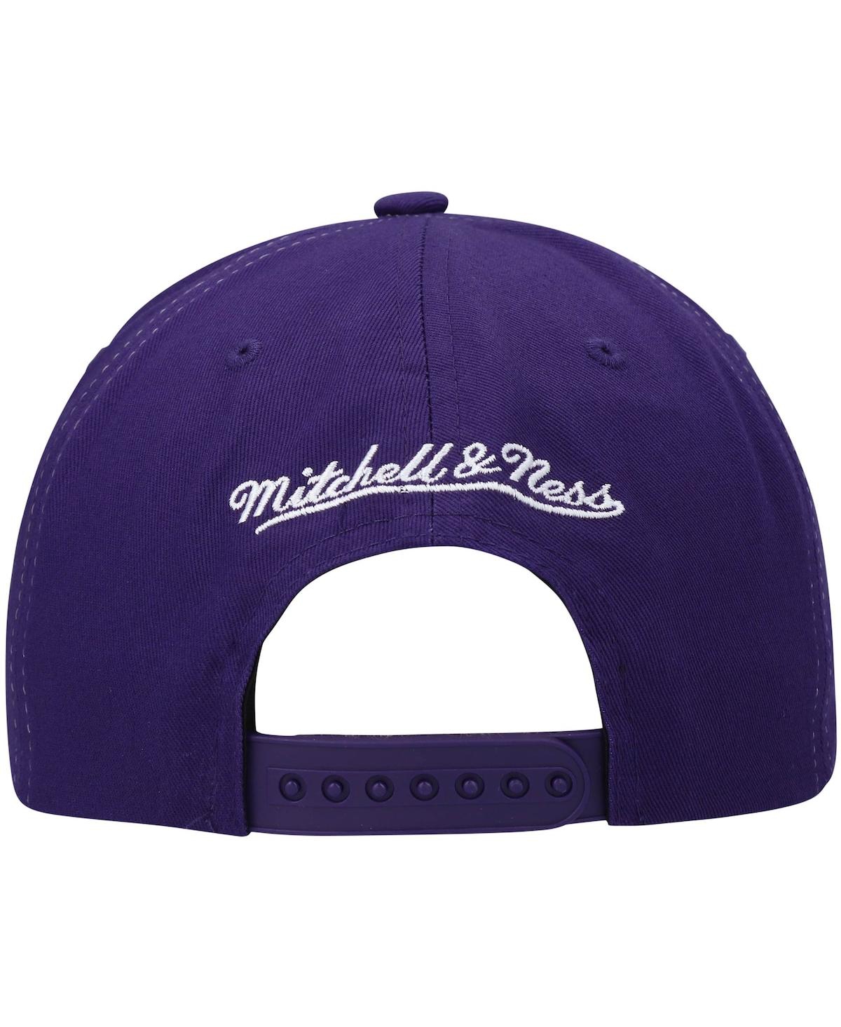 Mitchell & Ness Men's  Purple Los Angeles Lakers Retro Bolt Deadstock Snapback Hat In Purple