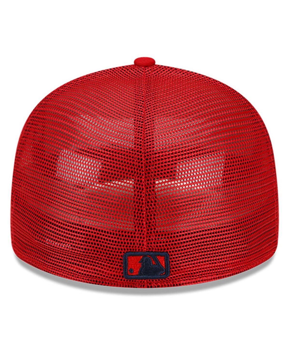 Shop New Era Men's  Red Washington Nationals 2022 Batting Practice Low Profile 59fifty Fitted Hat
