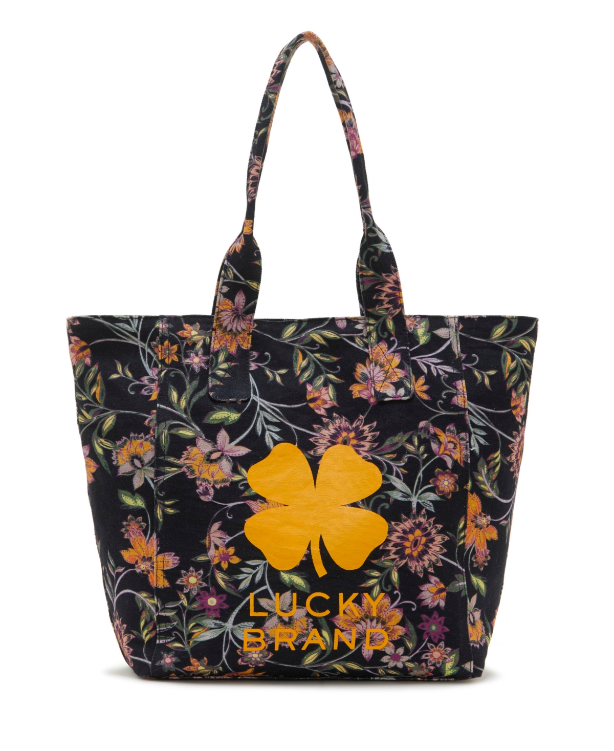 Lucky Brand Women's Lona Tote Handbag In Black Multi