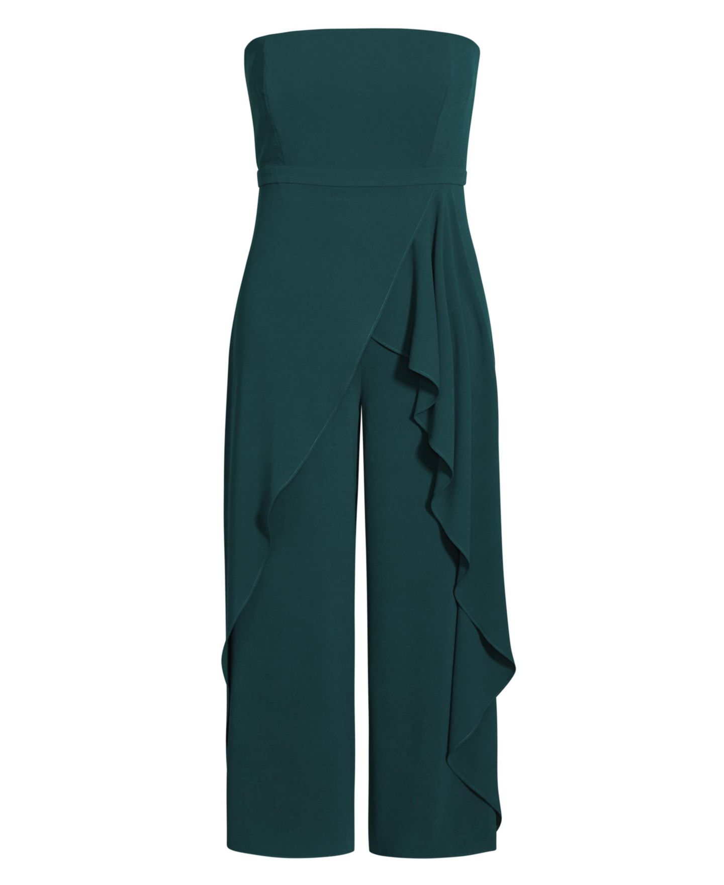 Женский комбинезон CITY CHIC Attract Jumpsuit, цвет: Изумрудный — фото 4