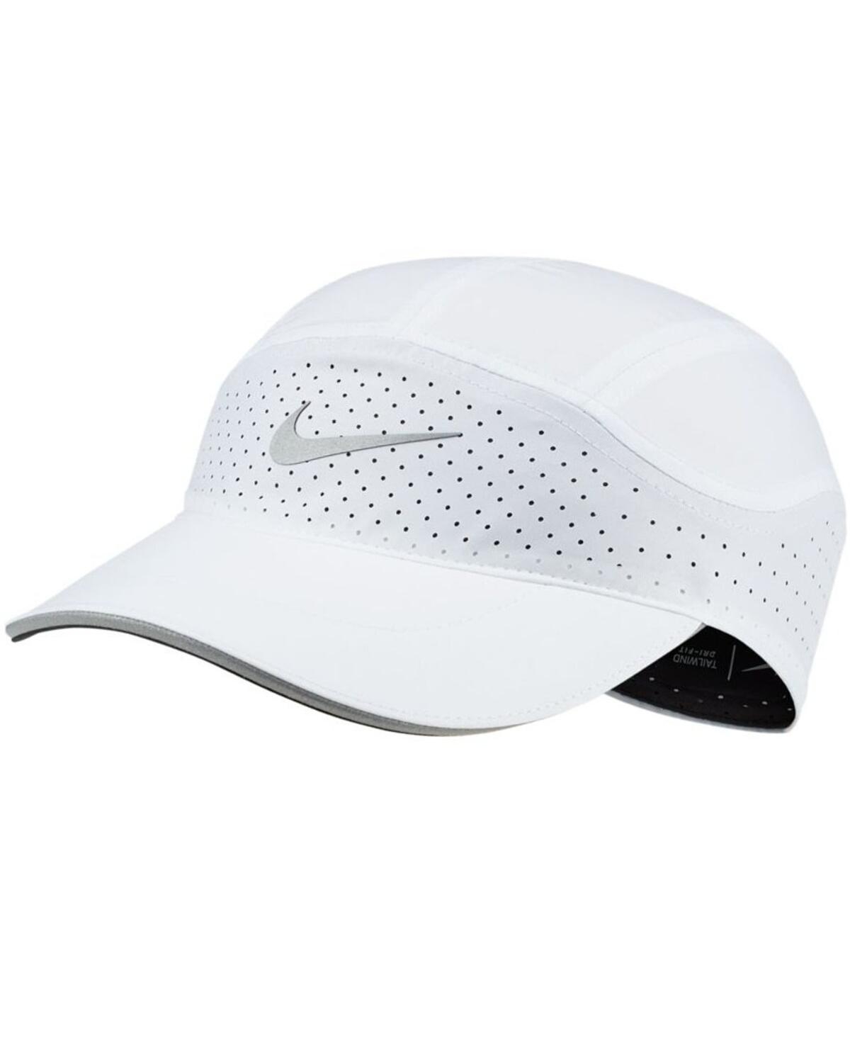 Nike Men's  White  Tailwind Aerobill Performance Adjustable Hat In White,refs