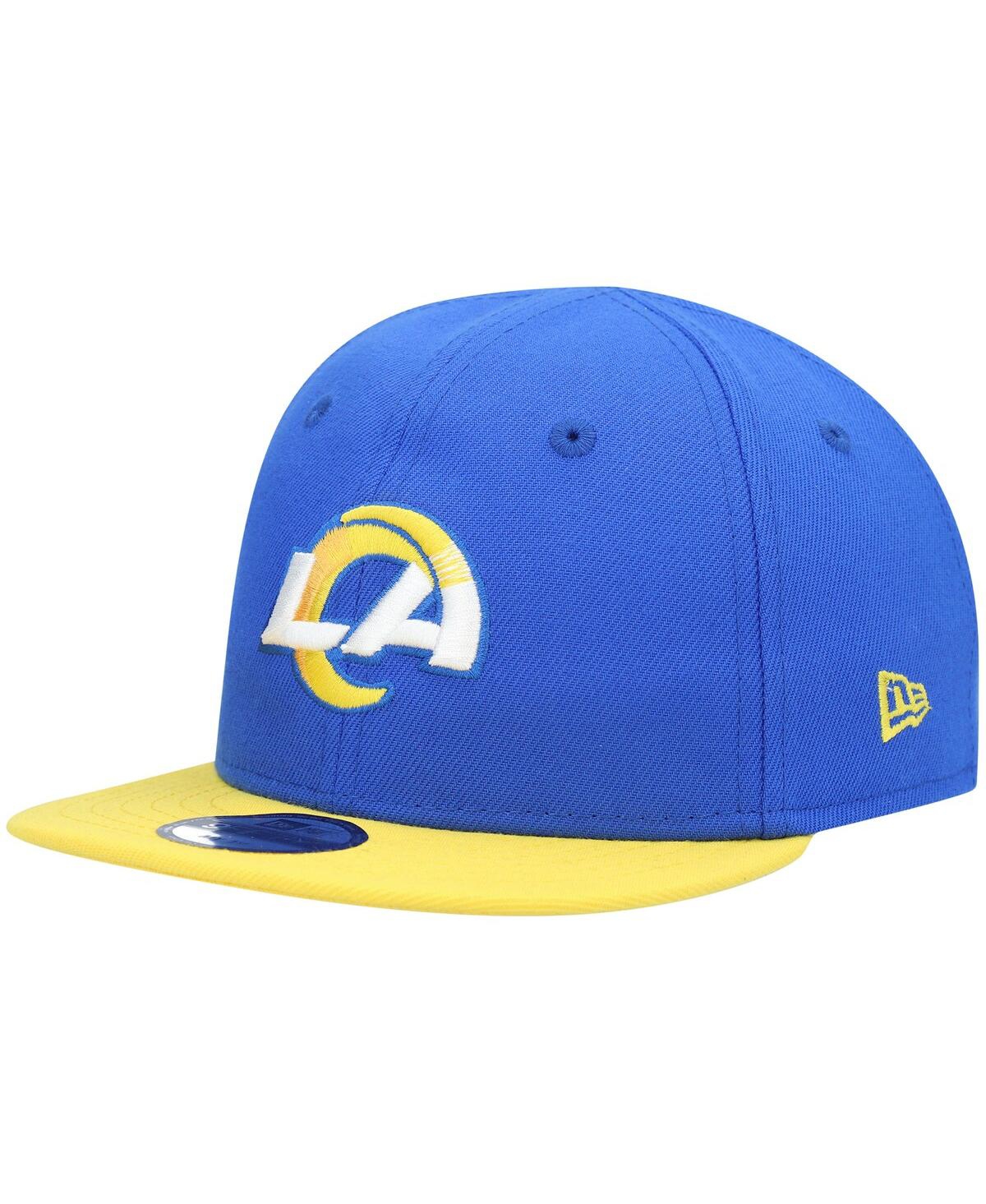 Shop New Era Boys And Girls Infant  Royal, Gold Los Angeles Rams My 1st 9fifty Adjustable Hat