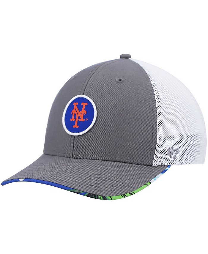 '47 Brand Men's '47 x Hurley Charcoal New York Mets Paradise Trucker