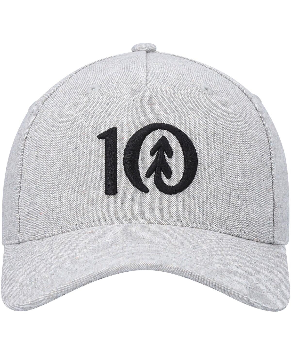 Shop Tentree Men's  Heathered Gray Logo Altitude Snapback Hat