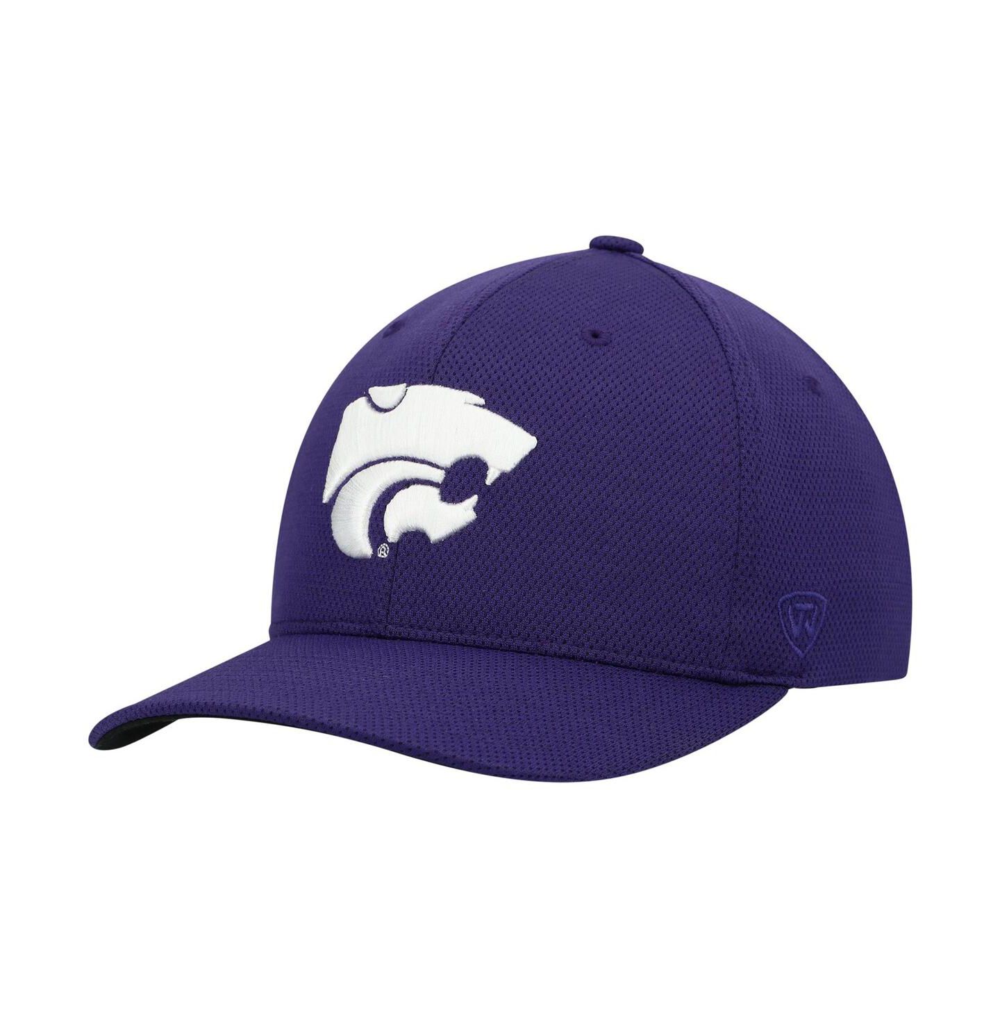 Мужская кепка Top of the World Purple Kansas State Wildcats Reflex Logo Flex Hat — фото 2