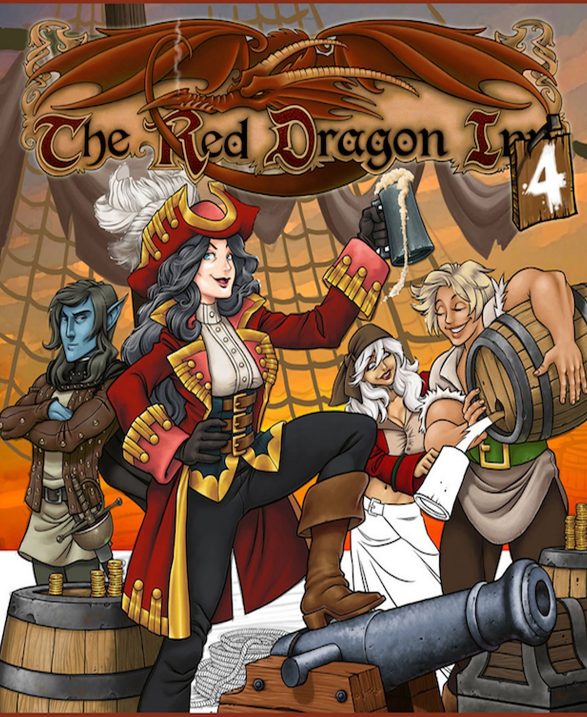 Slugfest Games Red Dragon Inn 4 Board Game In Multi