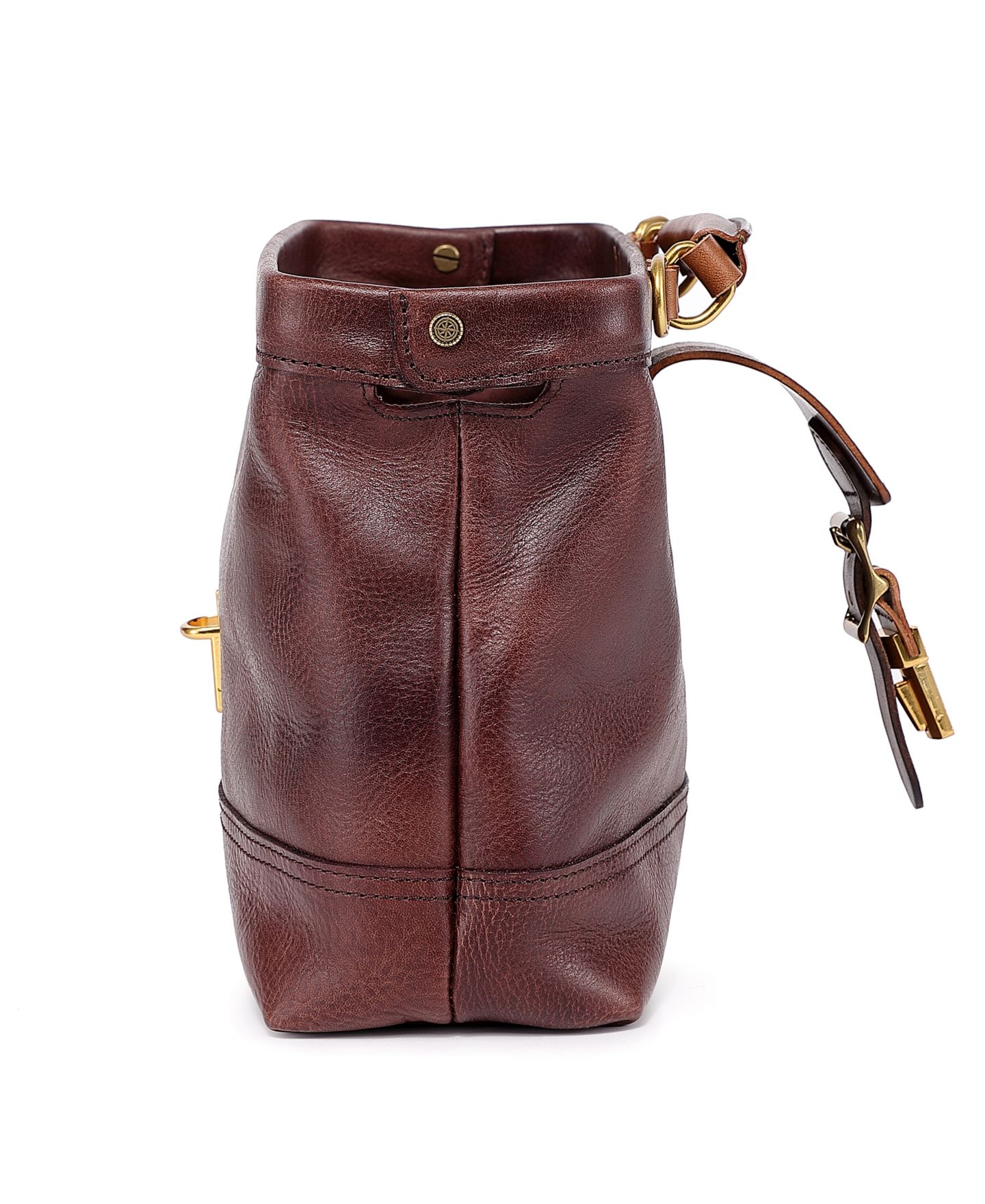 Женская сумка OLD TREND Doctor Small Leather Crossbody Satchel, цвет: Коричневый — фото 4