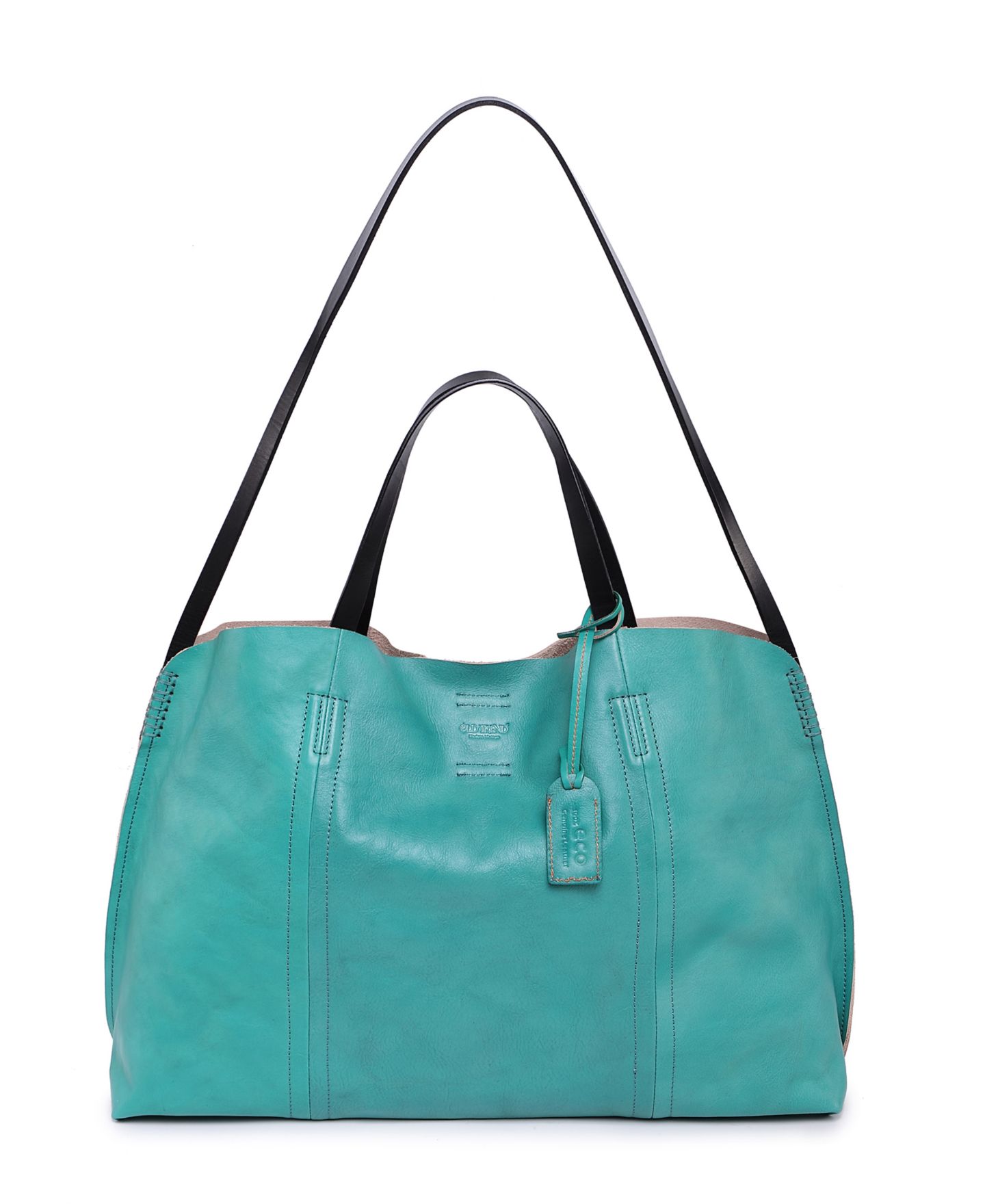 Женская сумка OLD TREND Forest Island Extra-Large Leather, цвет: Аквамариновый — фото 8