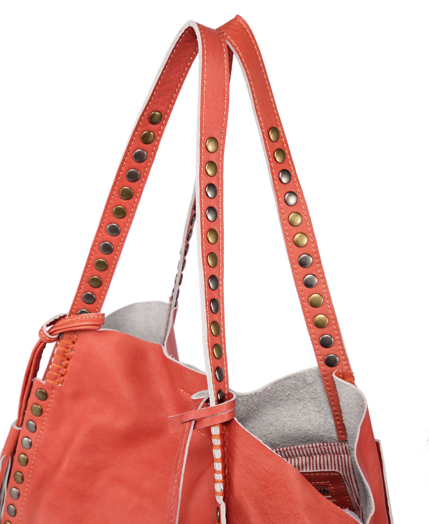 Женская сумка OLD TREND Birch Medium Leather, цвет: Коралловый — фото 3