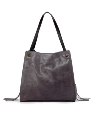 Women's Genuine Leather Daisy Tote Bag