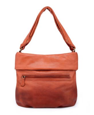 Sweet Lotus Leather Bucket Bag
