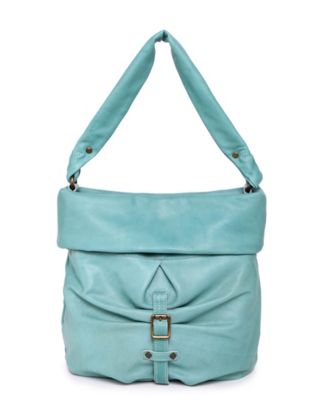 Sweet Lotus Leather Bucket Bag