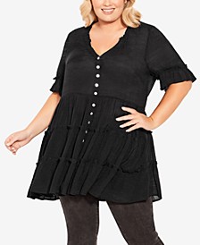 Plus Size Linley Tier Tunic Top