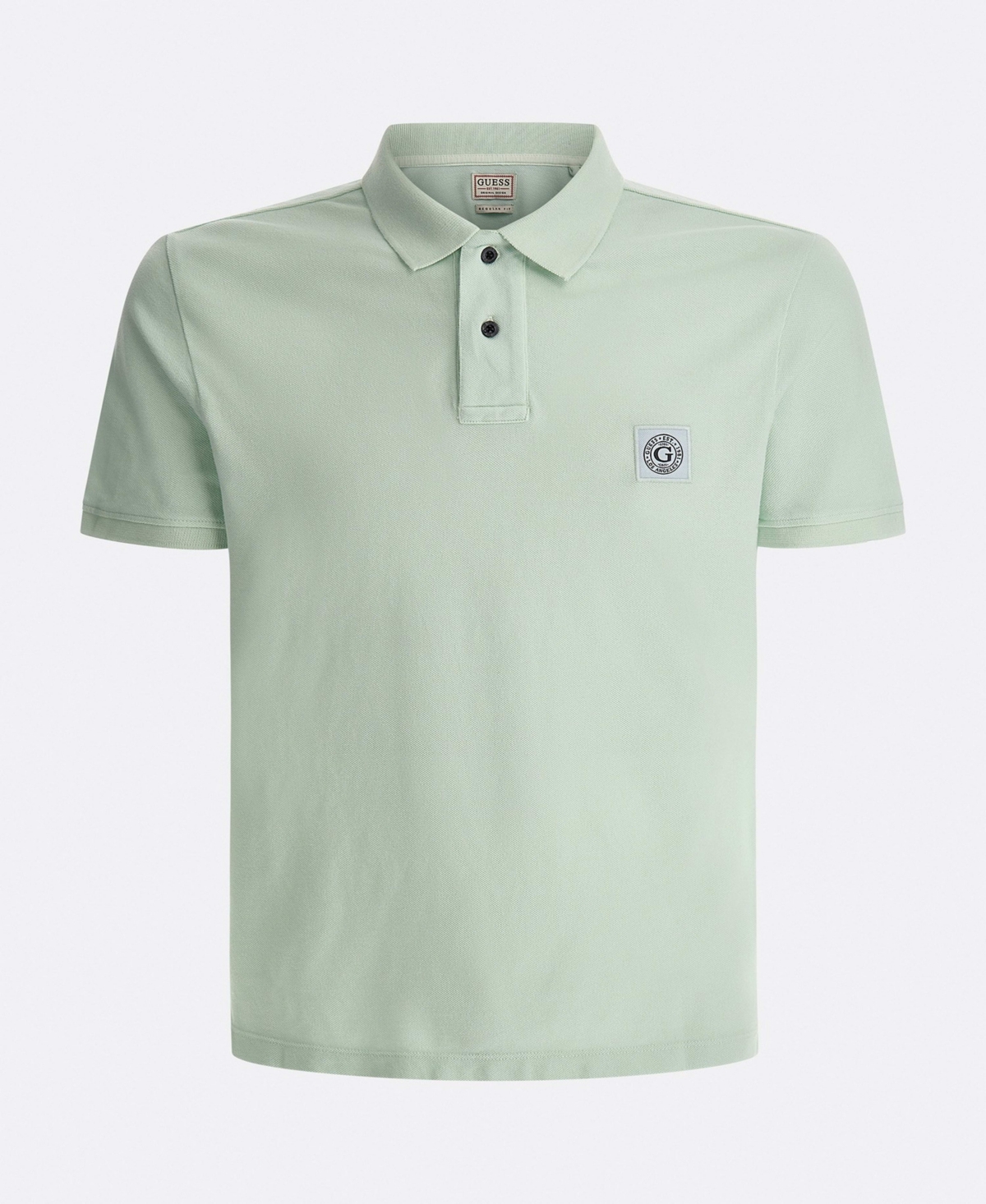 Guess Men's Washed Polo Shirt In Matcha Dust