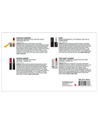 Created For Macy's 4-Pc. The Best Of Luxe Red Lips Discovery Set, Created for Macy's
