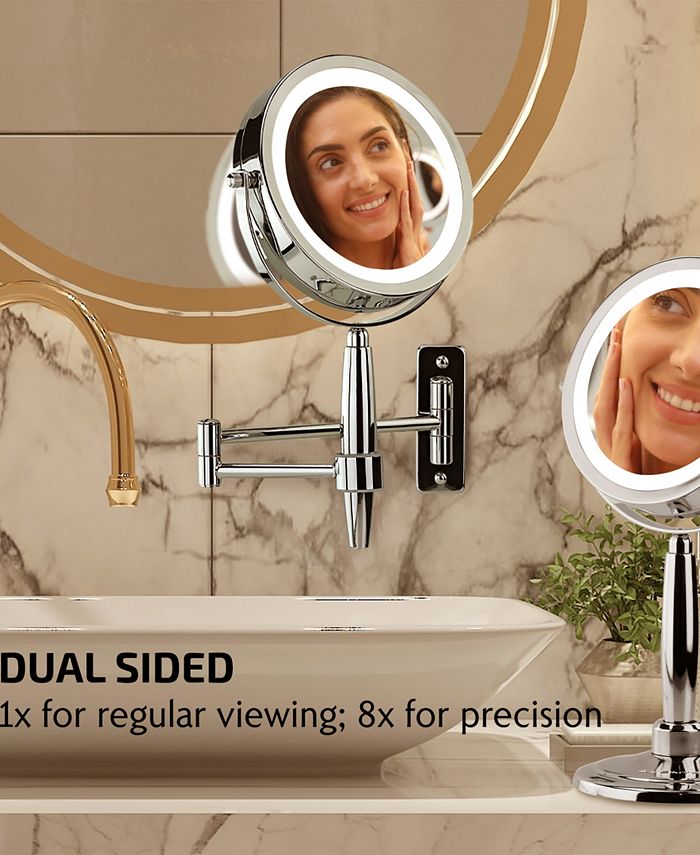 OVENTE Lighted 3in1 Makeup Mirror Tabletop Macy's