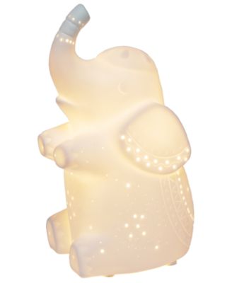 Porcelain Elephant Shaped Table Lamp
