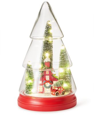 Holiday Lane Pastel Prism Lighted Christmas Tree Figurine, Created for Macy's