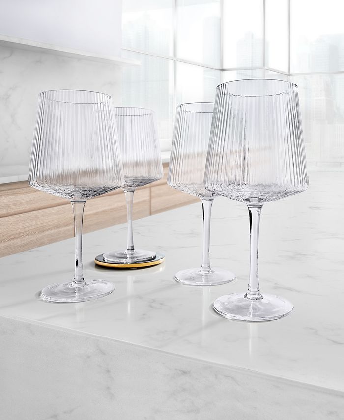 Hotel Collection Large Wine Glasses, Set of 4, Created for Macy's