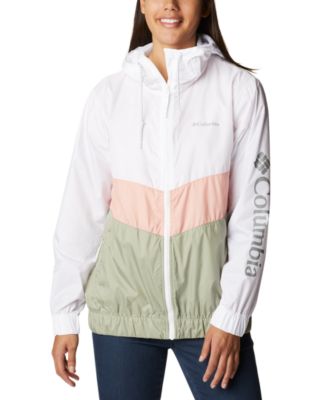 women's columbia sandy sail hood windbreaker jacket