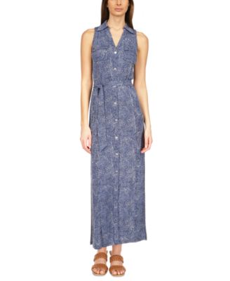 Michael Kors - Women's Printed Maxi Shirtdress