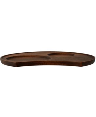 Kona Wood Crescent Serving Tray, 13"