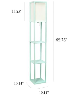 Elegant Designs Romantic Cascading Crystal and Chrome Floor Lamp