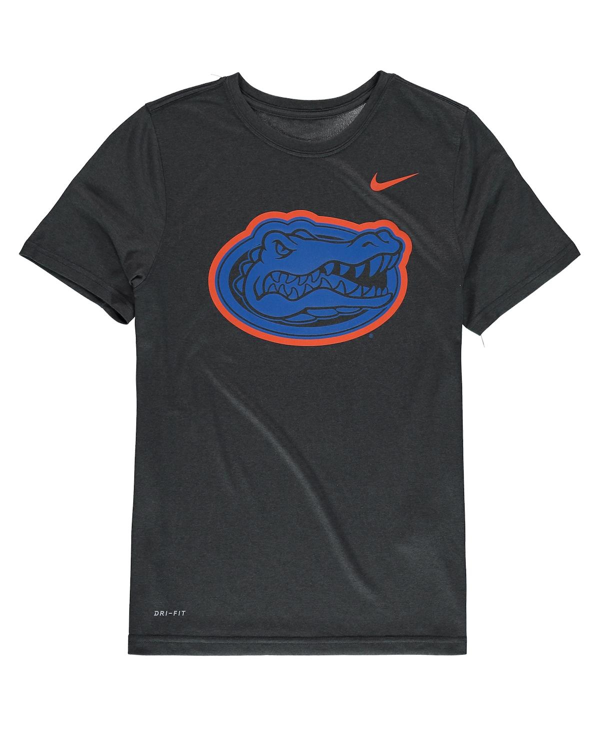 Youth Boys Nike Anthracite Florida Gators Legend Travel Performance T-shirt