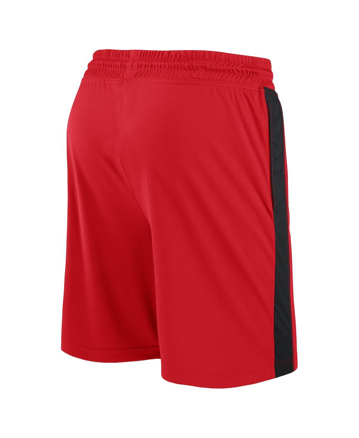 Men's FanaticsPortland Trail Blazers 75th Anniversary Downtown Performance Practice Shorts - Red