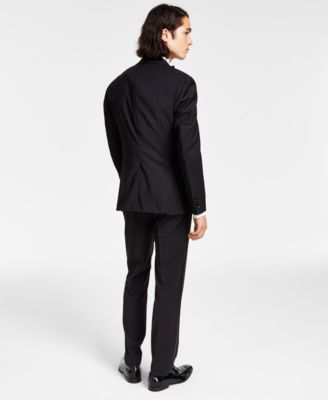 Men's Slim-Fit Infinite Stretch Black Tuxedo Suit Separates - CLOSE OUT!