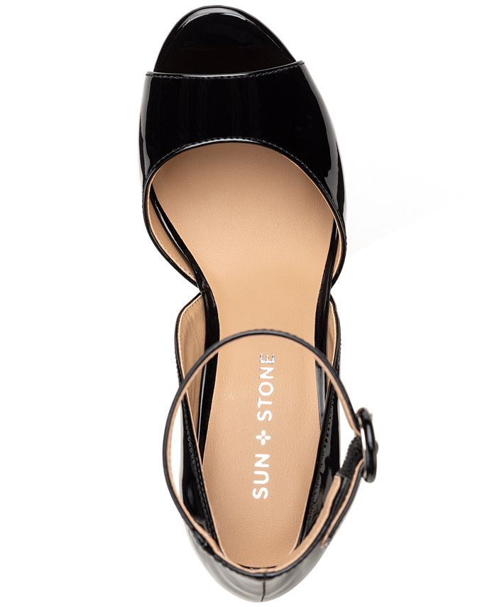 Sun + Stone Reeta Block-Heel Platform Sandals, Created for Macy's ...