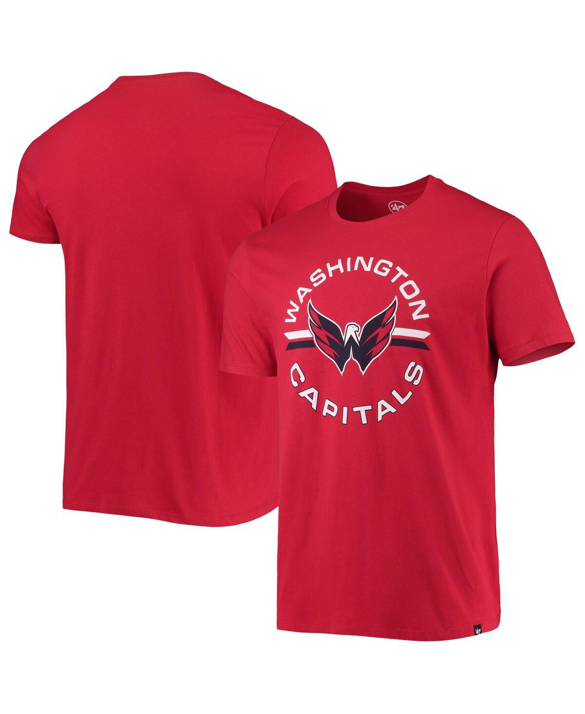 Men's '47 Brand Red Washington Capitals Assist Super Rival T-shirt - Red