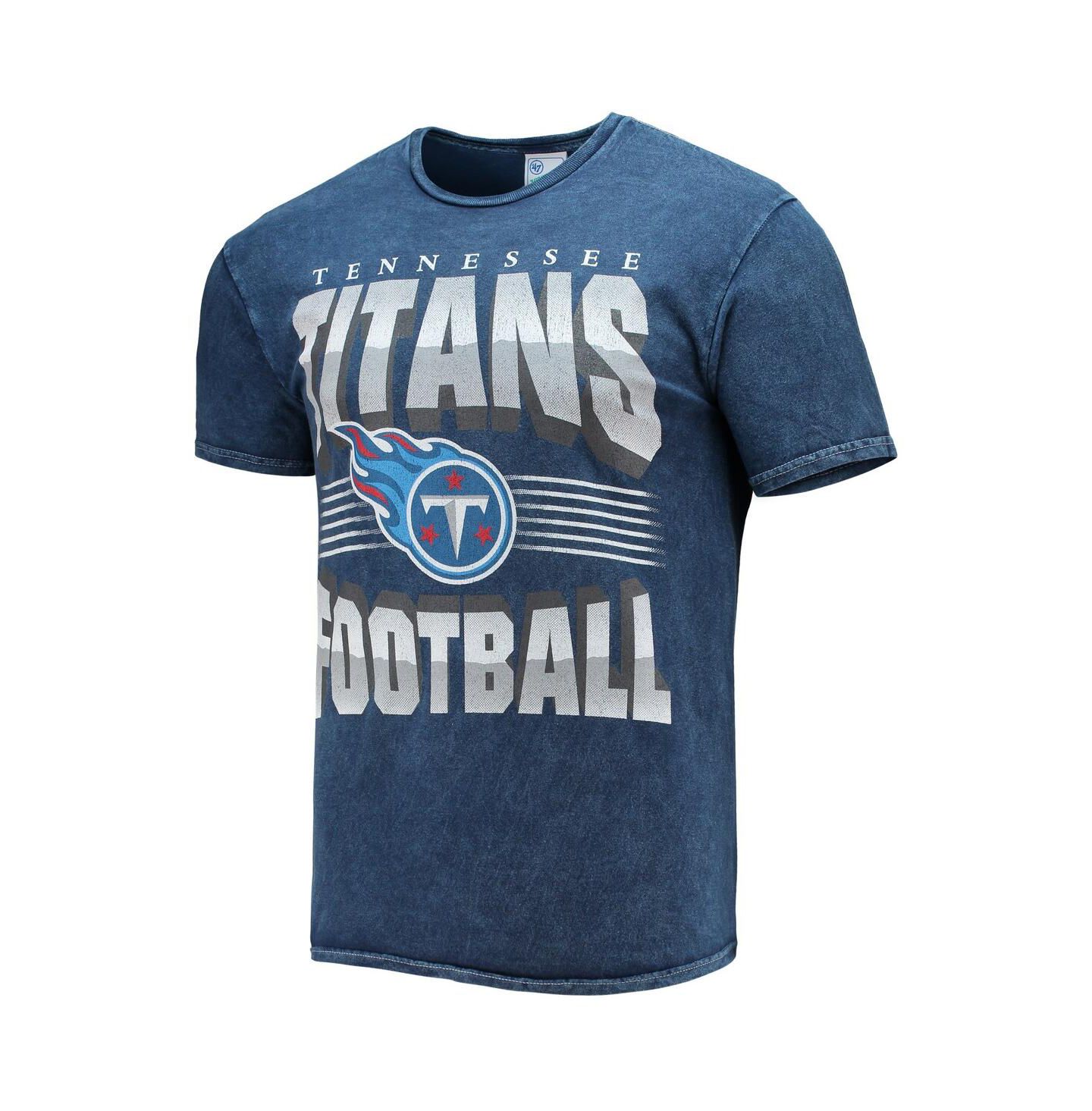 Мужская футболка '47 Brand Navy Tennessee Titans Rocker Vintage-Inspired Tubular — фото 3