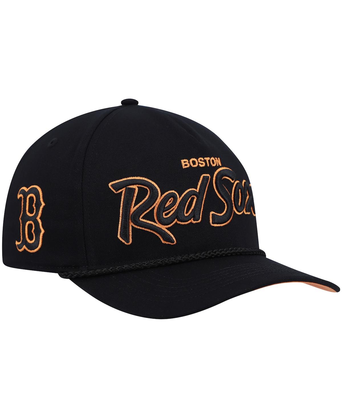 47 Brand Men's ' Black Boston Red Sox Mango Undervisor Hitch Snapback Hat
