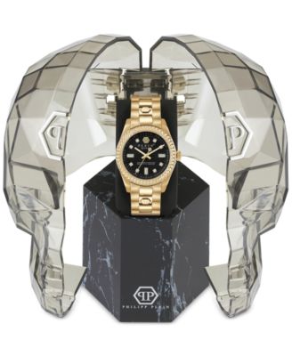 Women's Queen Gold-Tone Stainless Steel Bracelet Watch 36mm