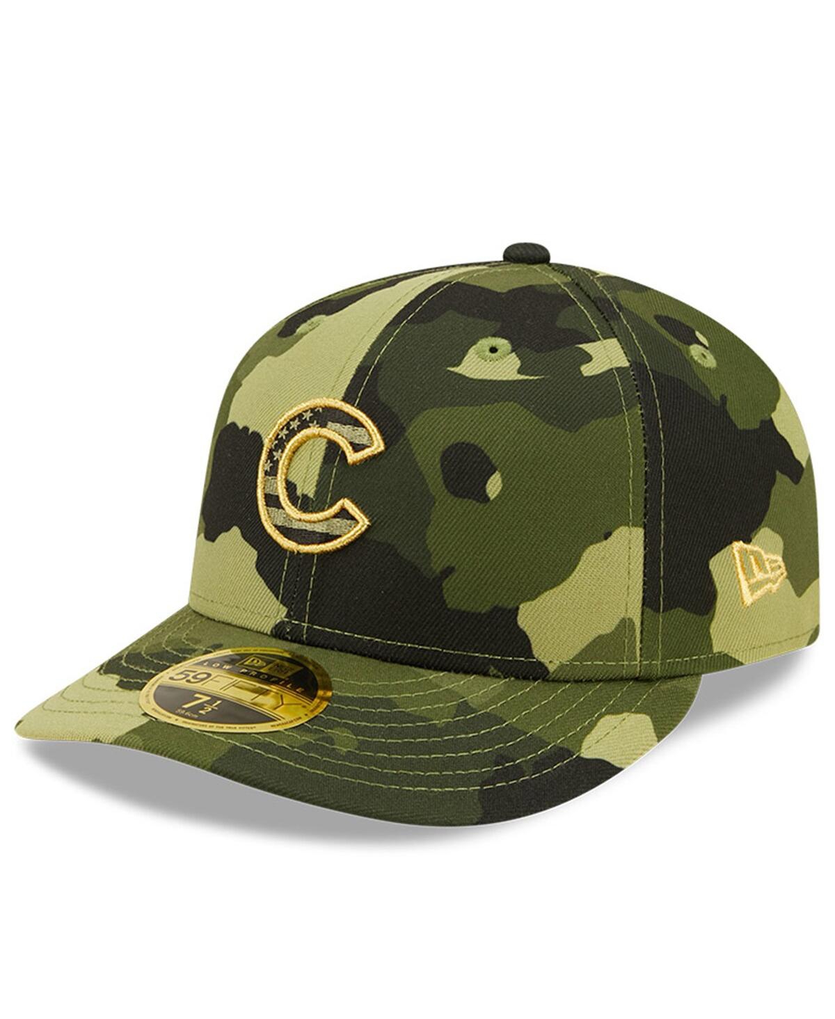 NEW ERA MEN'S NEW ERA CAMO CHICAGO CUBS 2022 ARMED FORCES DAY ON-FIELD LOW PROFILE 59FIFTY HAT 