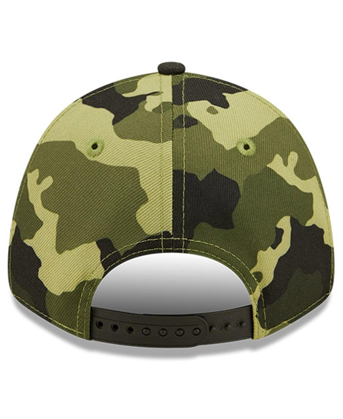 Men's New EraMiami Marlins 2022 Armed Forces Day 9Forty Snapback Adjustable Hat - Camo