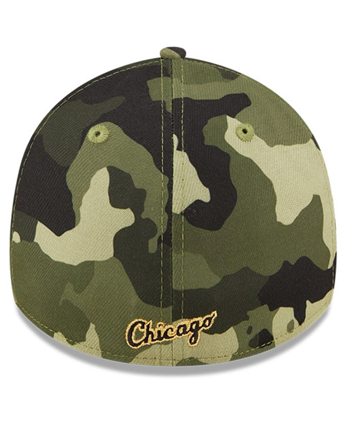 Shop New Era Men's  Camo Chicago White Sox 2022 Armed Forces Day 39thirty Flex Hat