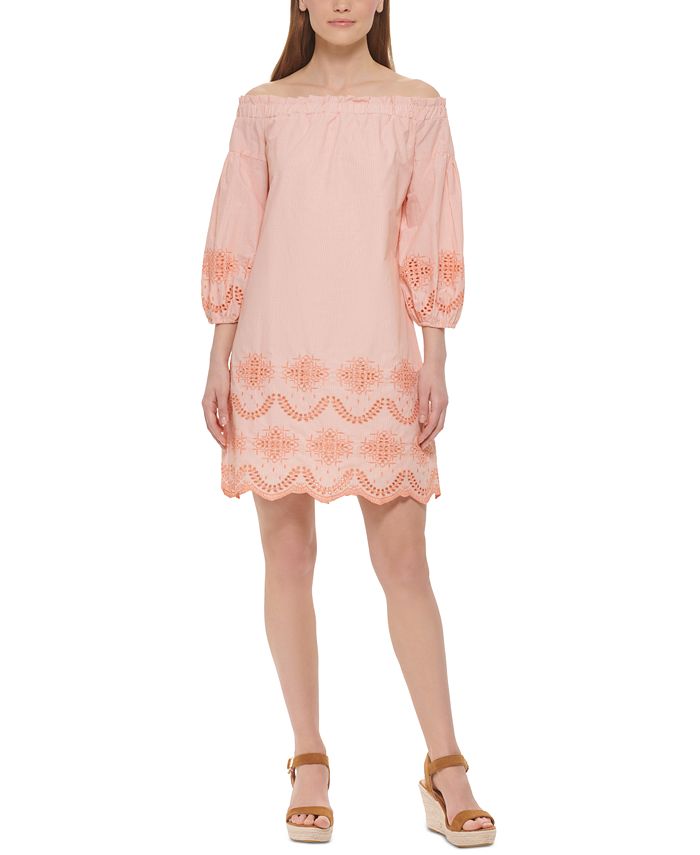 Vince camuto eyelet dress 2025