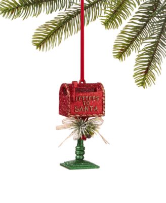 Holiday Lane - Christmas Cheer Letters to Santa Mail Box Ornament